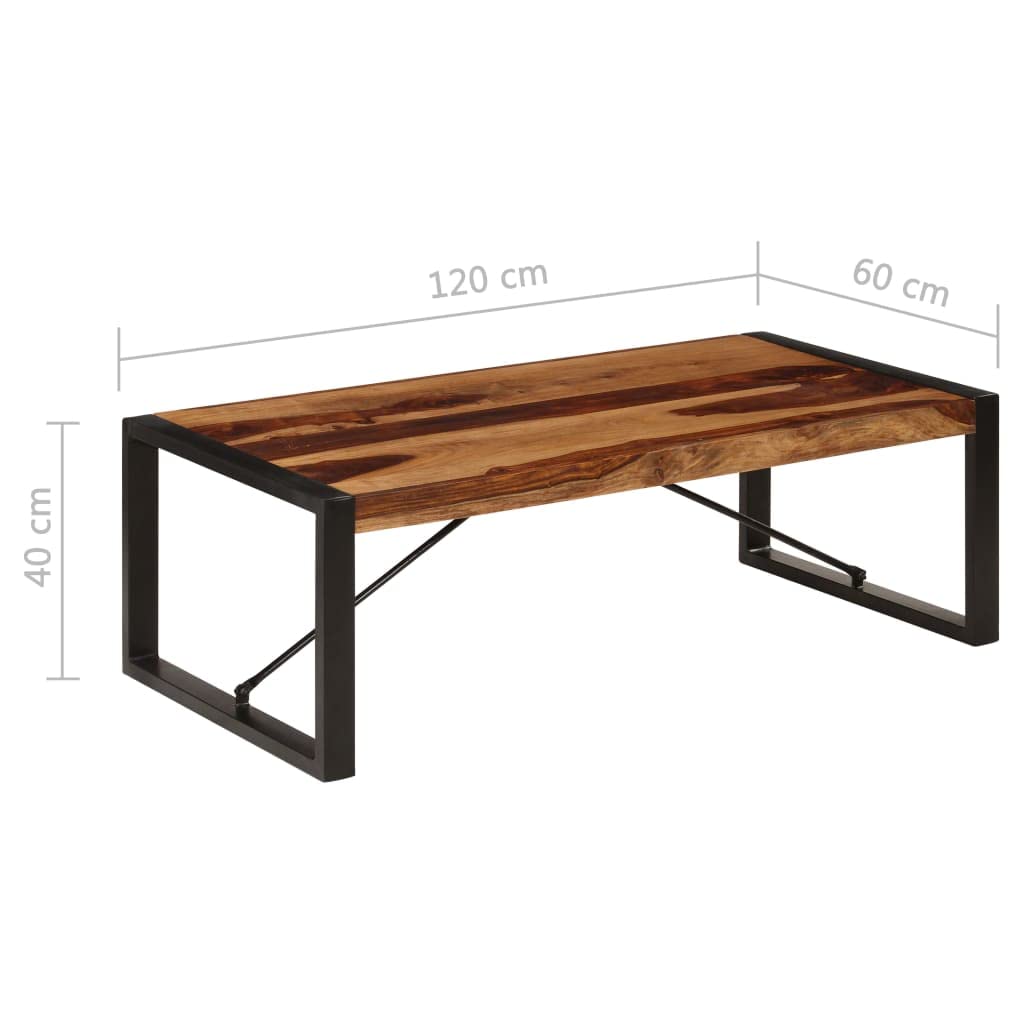 Solid Sheesham Wood Coffee Table C428