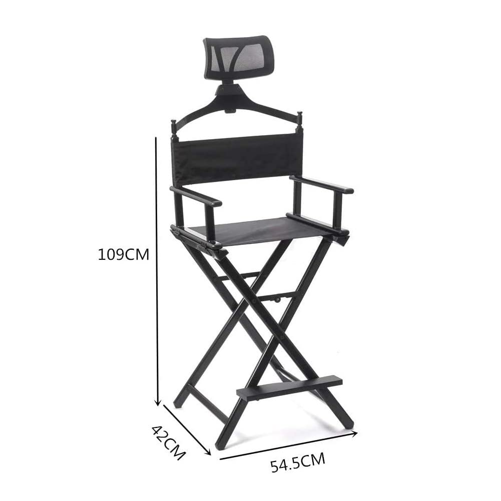 Portable Foldable Aluminum Director's Chair with Headrest F997