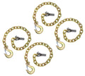 4 Pack 36 inch Grade 70 Trailer Safety Chain with Clevis Snap Hook Q336945
