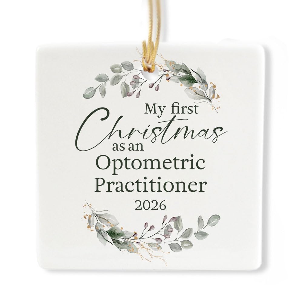 Ceramic 3-inch Square Ornament W3375