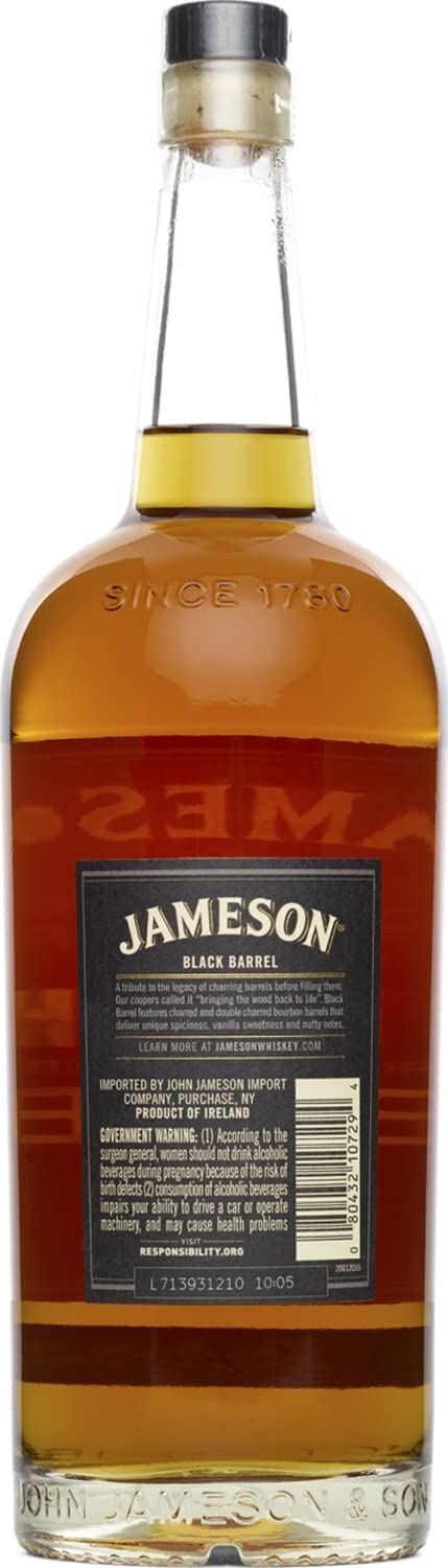 Black Barrel Irish Whiskey 750ml I9967