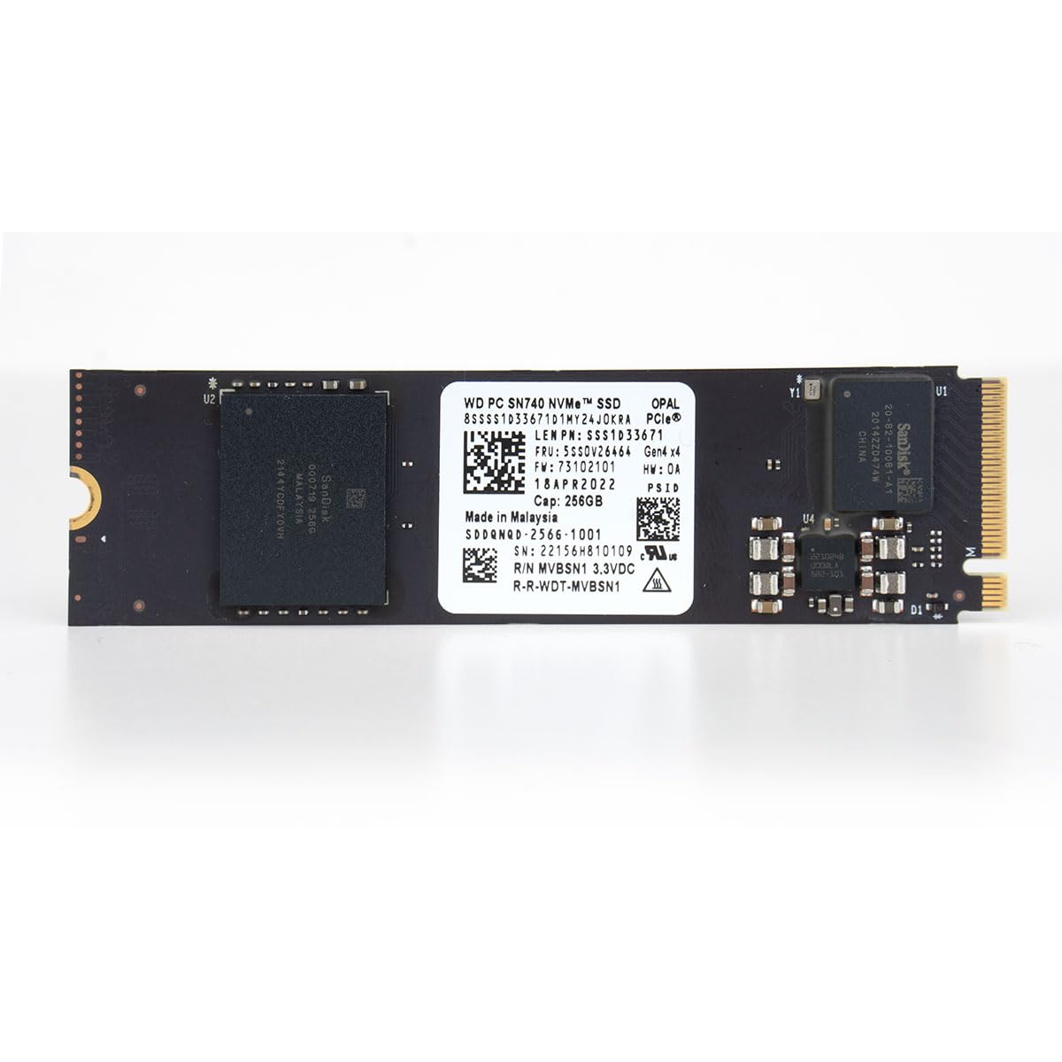 256GB M.2 2280 PCIe NVMe Internal Solid State Drive C2450