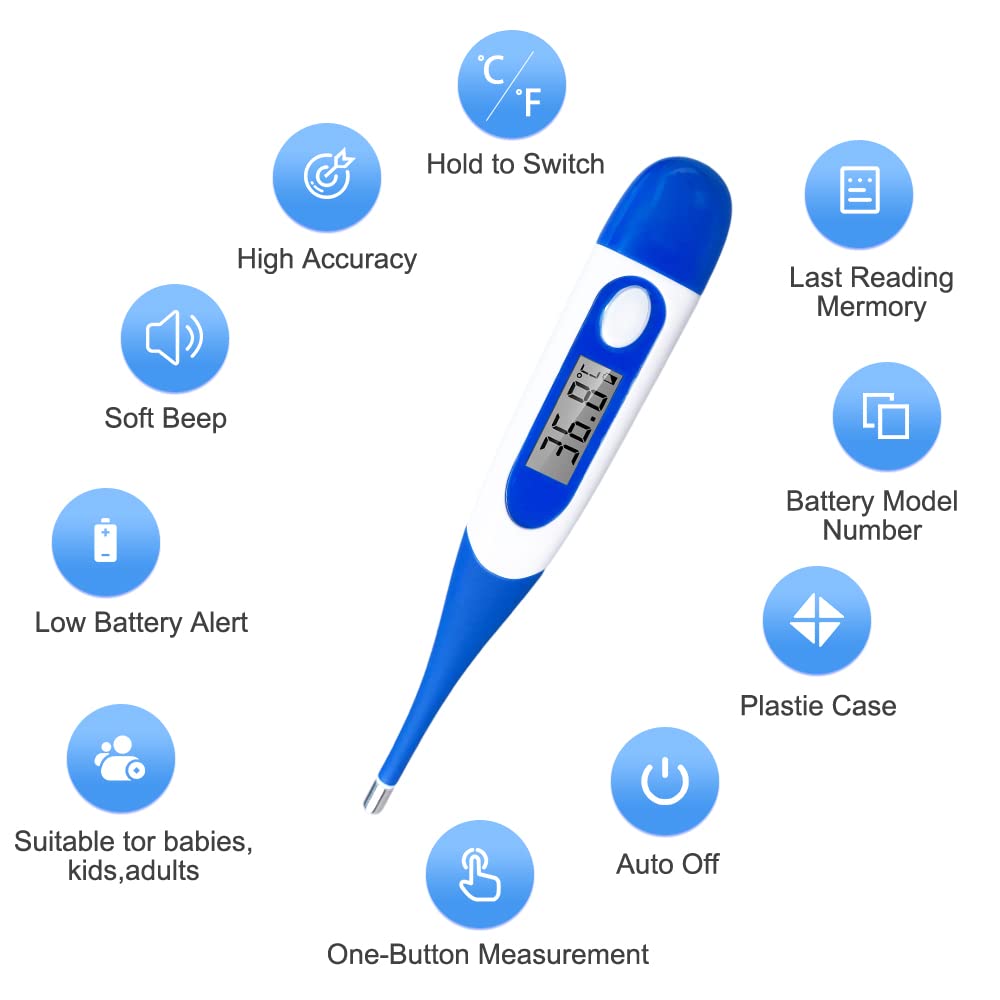 Digital Thermometer with Fever Alarm I161