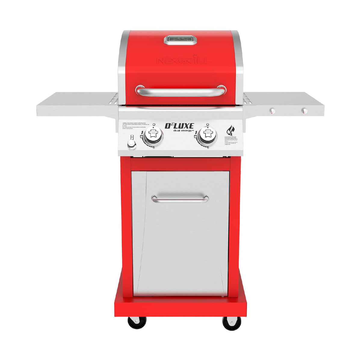 2 Burner Gas Grill with Foldable Shelves D18679