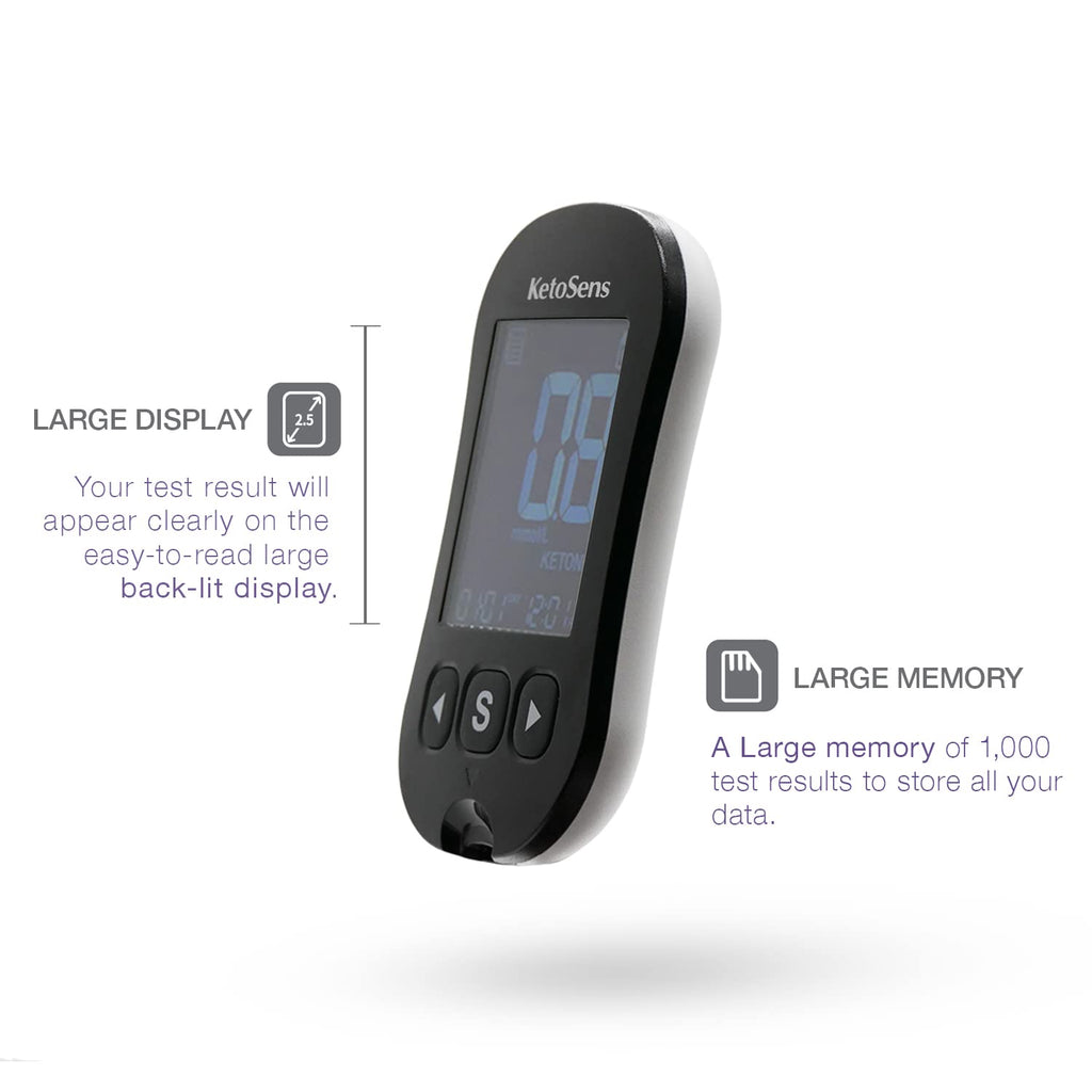 Blood Ketone Monitoring Starter Kit with 10 Test Strips E359