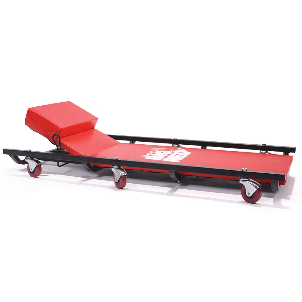 Rolling Garage Creeper with Adjustable Headrest and 6 Casters Y782331