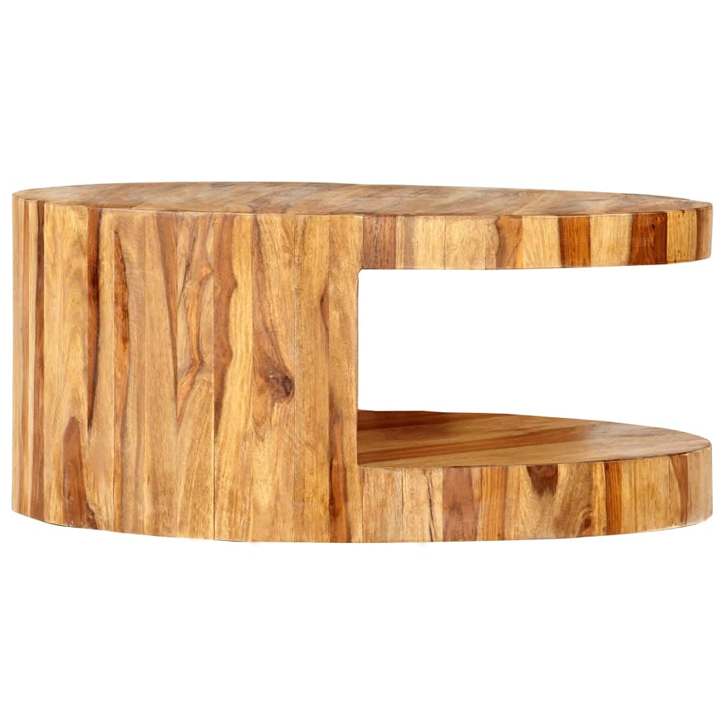 Round Coffee Table Solid Sheesham Wood U17944
