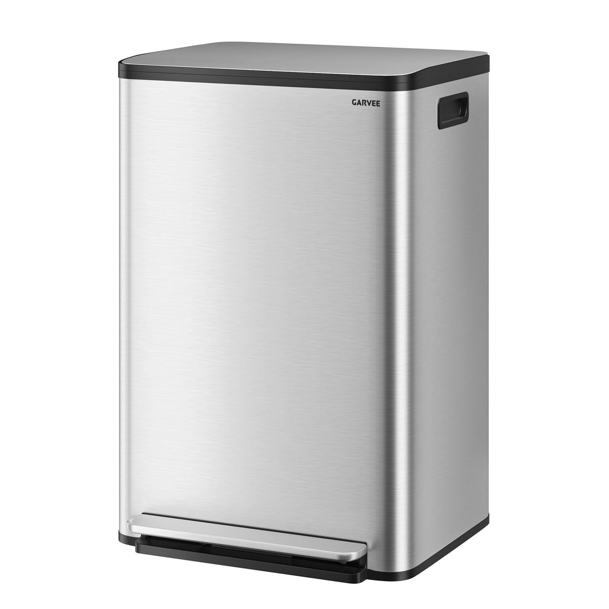 13 Gallon Stainless Steel Step-on Trash Can F170