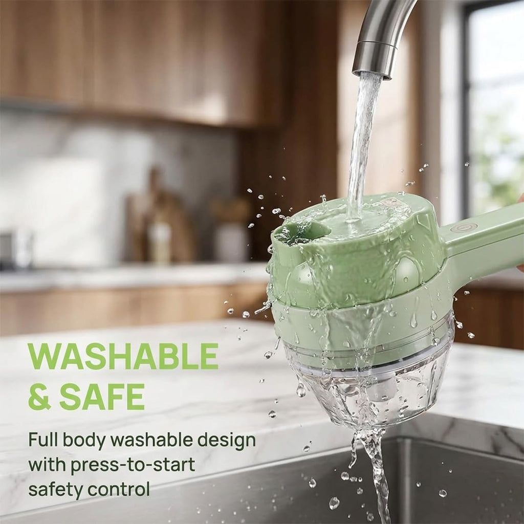 4 in 1 Handheld Electric Vegetable Cutter U340787