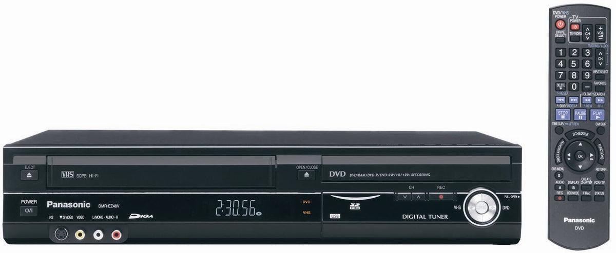 1080p Upconverting VHS DVD Recorder with Built In Tuner A918