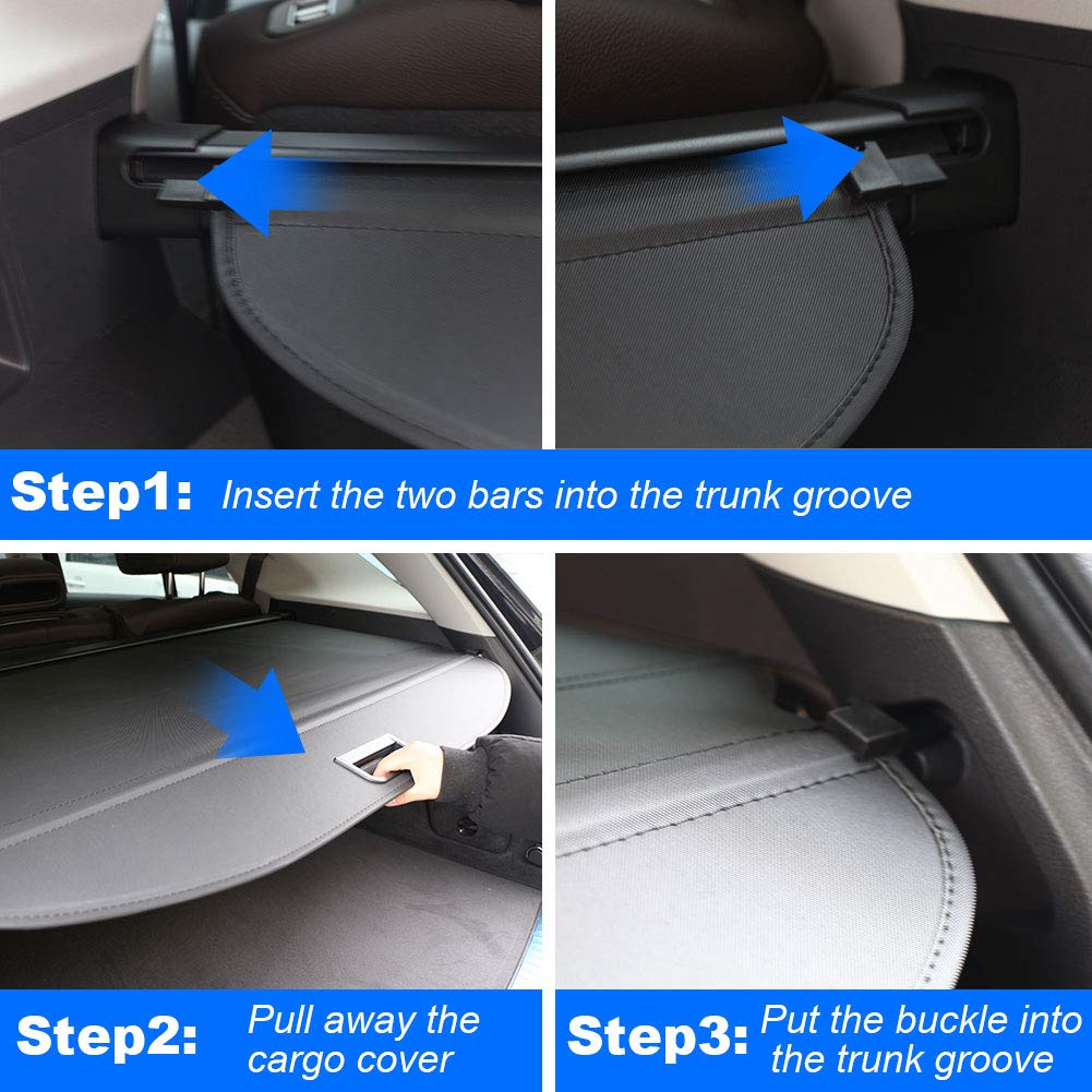 Cargo Cover for Nissan X-Trail Rogue 2014-2020 Rear Trunk Shade K49784