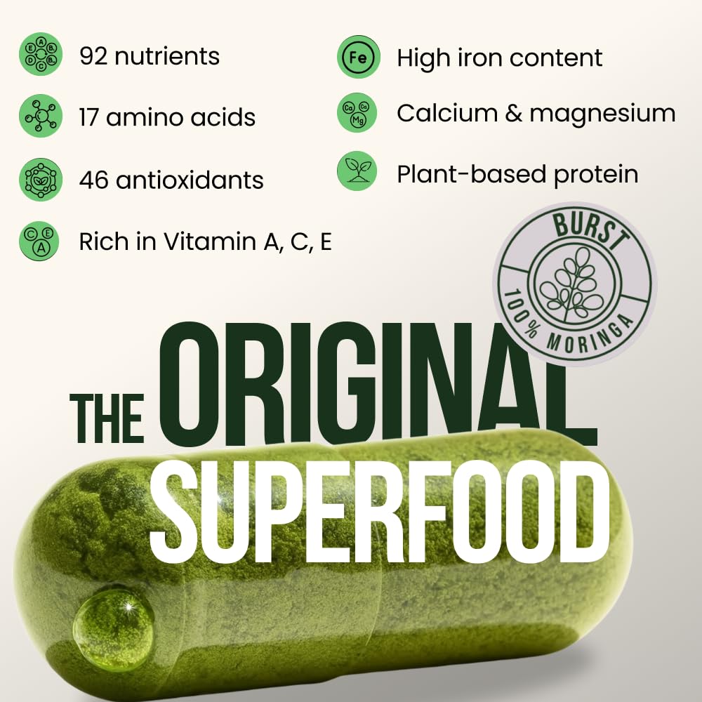 Organic Moringa Leaf Capsules 120 Ct N516597