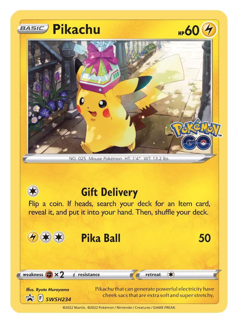 Pokémon TCG GO Tin 2 Foil Cards & 4 Booster Packs G38846