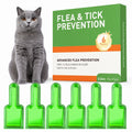 6 Pack Flea and Tick Prevention for Cats A7362