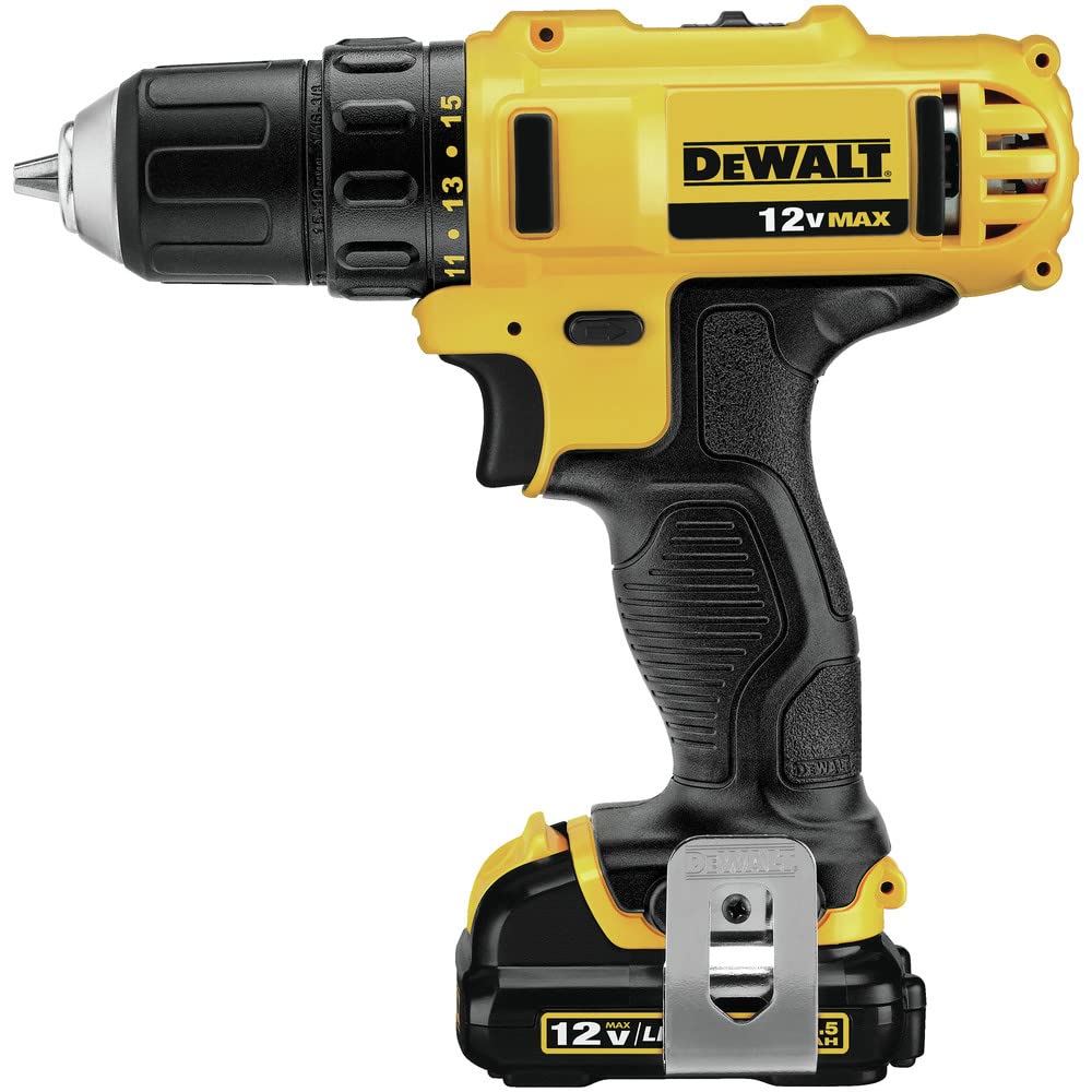 12V MAX 3/8 Inch Cordless Drill/Driver Kit with Battery and Charger M324914