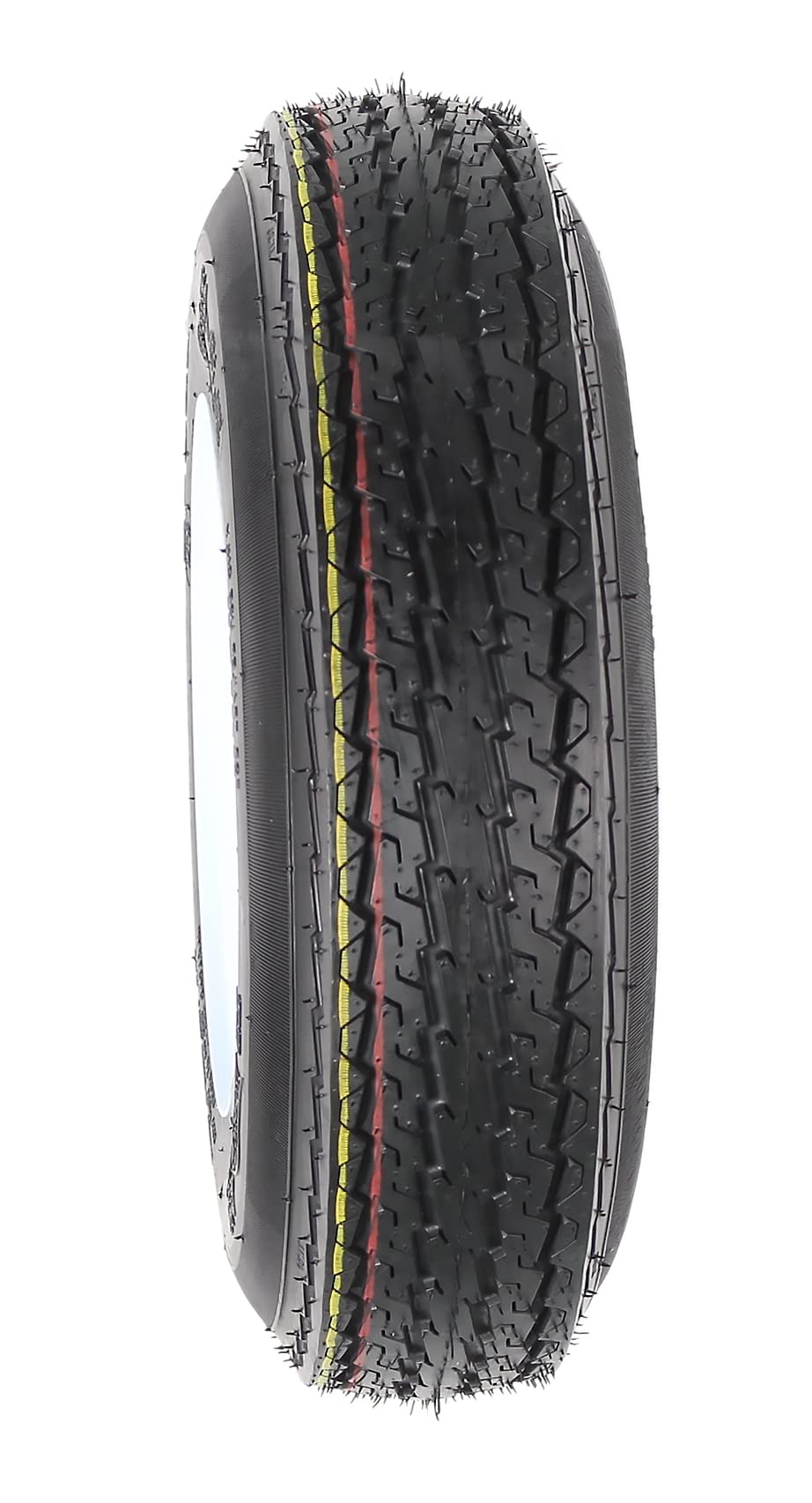 2-Pack Trailer Tire Rim Assembly 4.80-8 4 Lug White Q9708