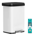 13 Gallon Stainless Steel Kitchen Trash Can B5915