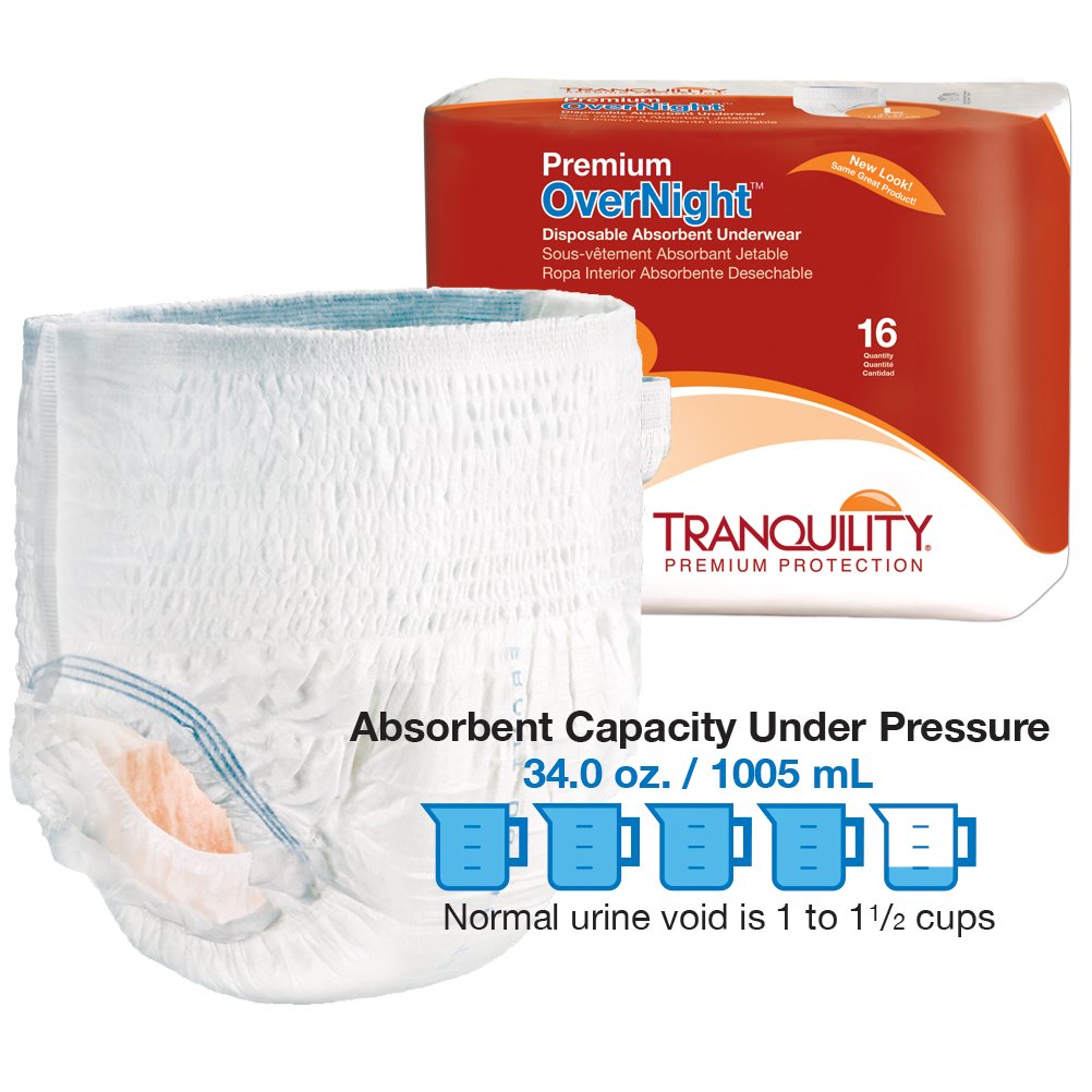 Overnight Absorbent Underwear L 16 ct G8897