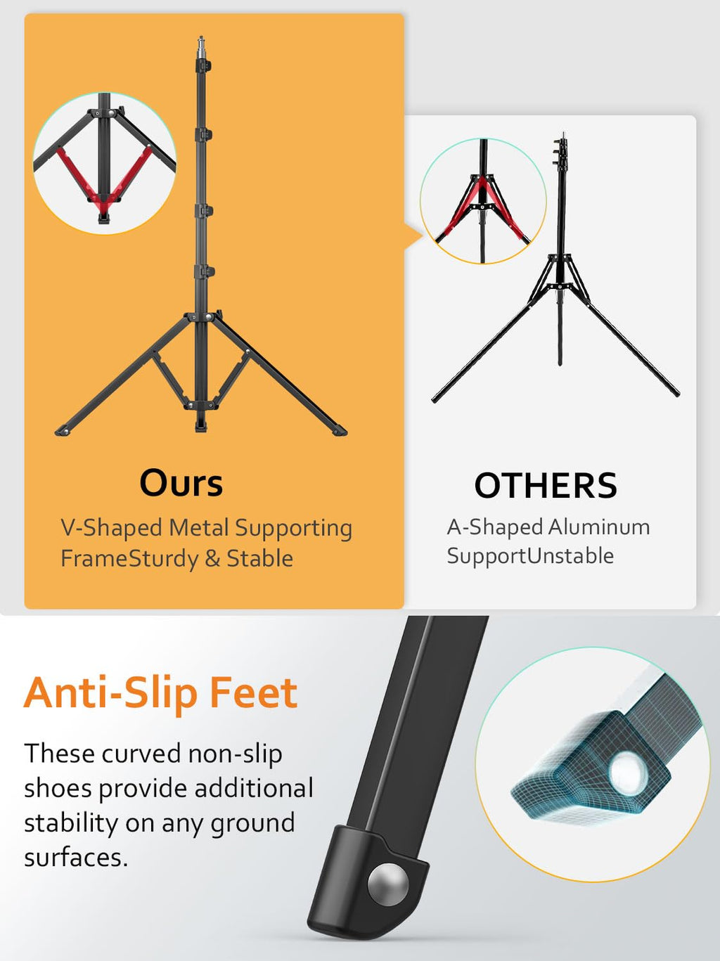 1.7M Aluminum Alloy Camera Tripod Z6338