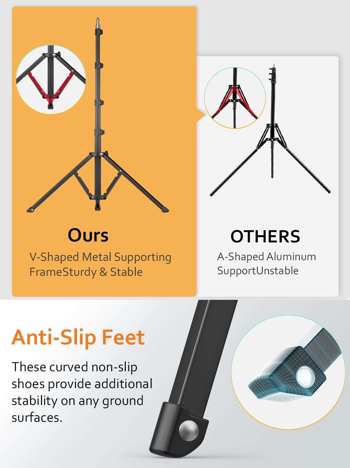 1.7M Aluminum Alloy Camera Tripod Z6338