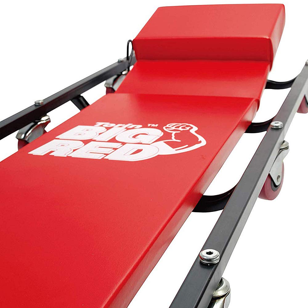 Rolling Garage Creeper with Adjustable Headrest and 6 Casters Y782331