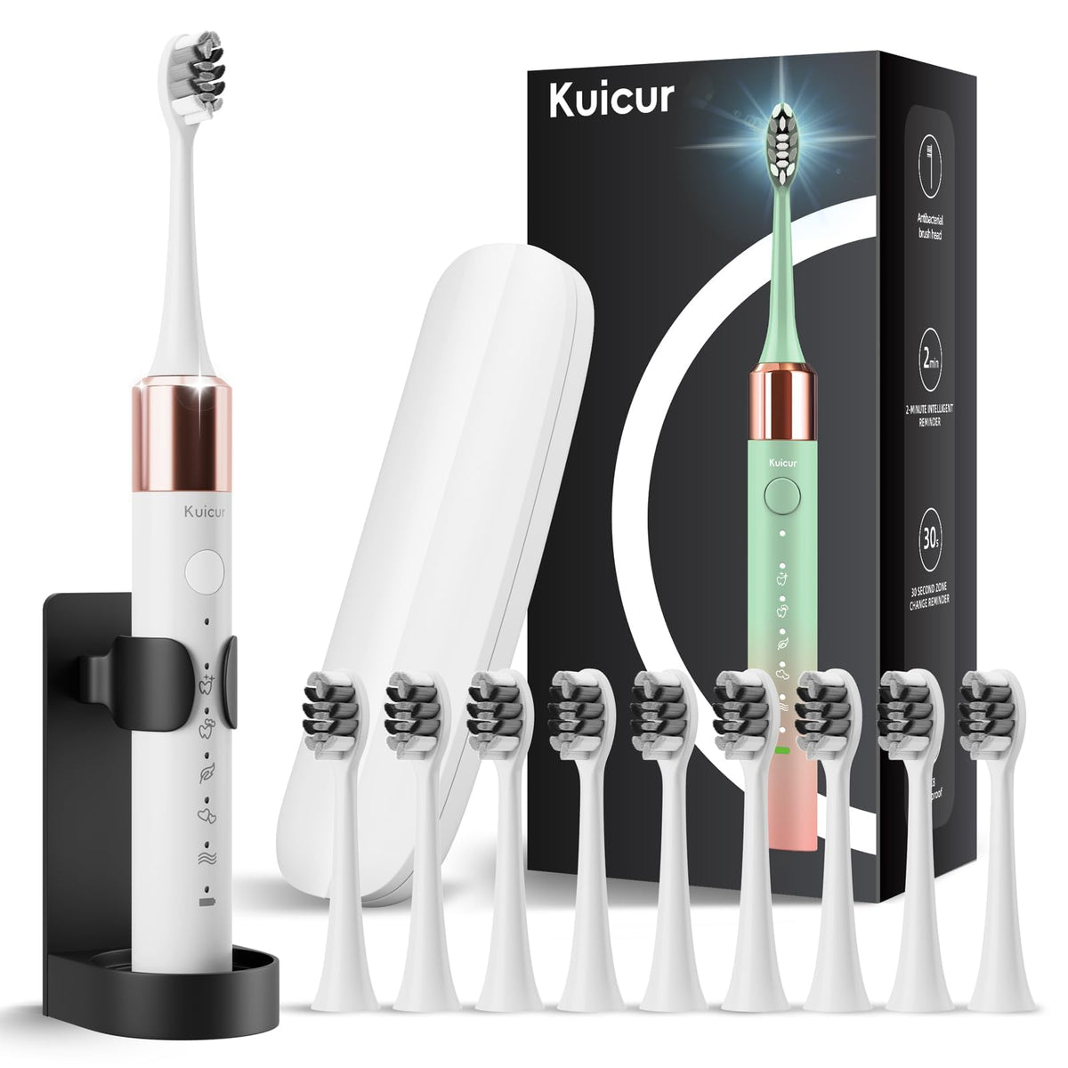 2 Pack Electric Toothbrush E737