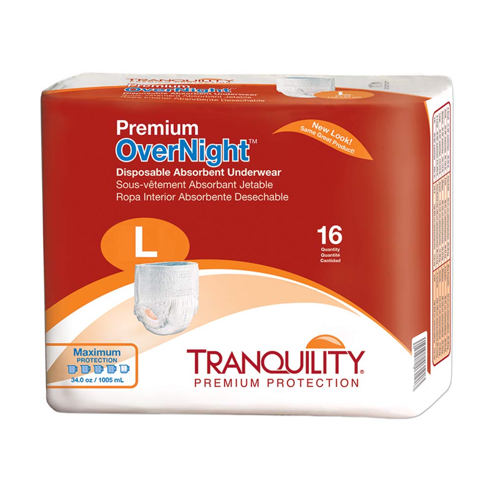 Overnight Absorbent Underwear L 16 ct G8897