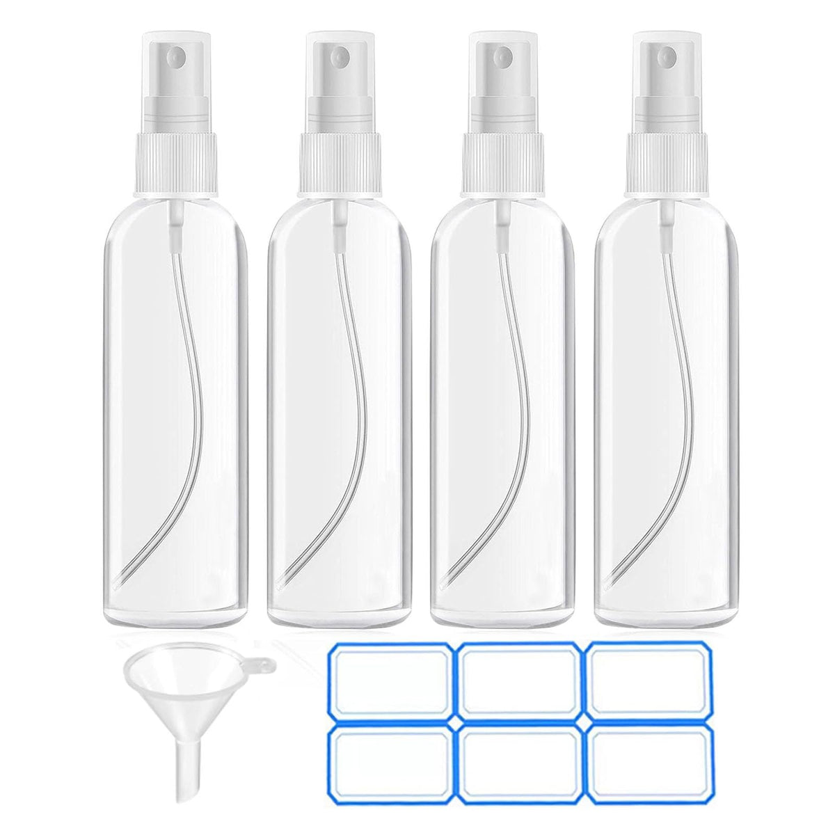 4 Pack 3.4 Oz Travel Bottles D5450