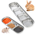 Stainless Multi-Grid Divided Feeding Tray 2 Pack D301