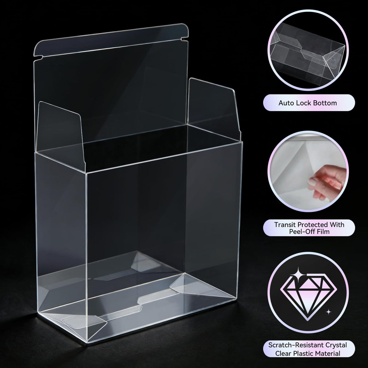UV-Blocking Plastic Display Case E168