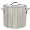 40-qt Stainless Stockpot with Domed Lid B380