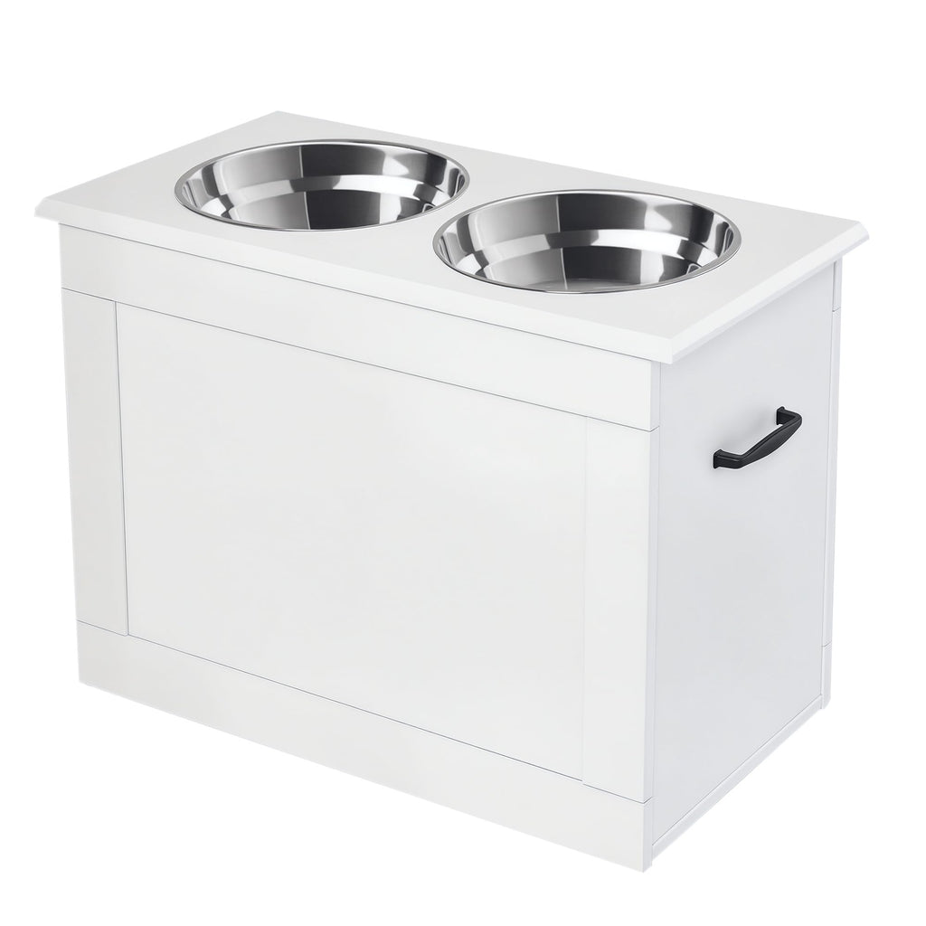 Raised Pet Feeding Storage Station Q469550