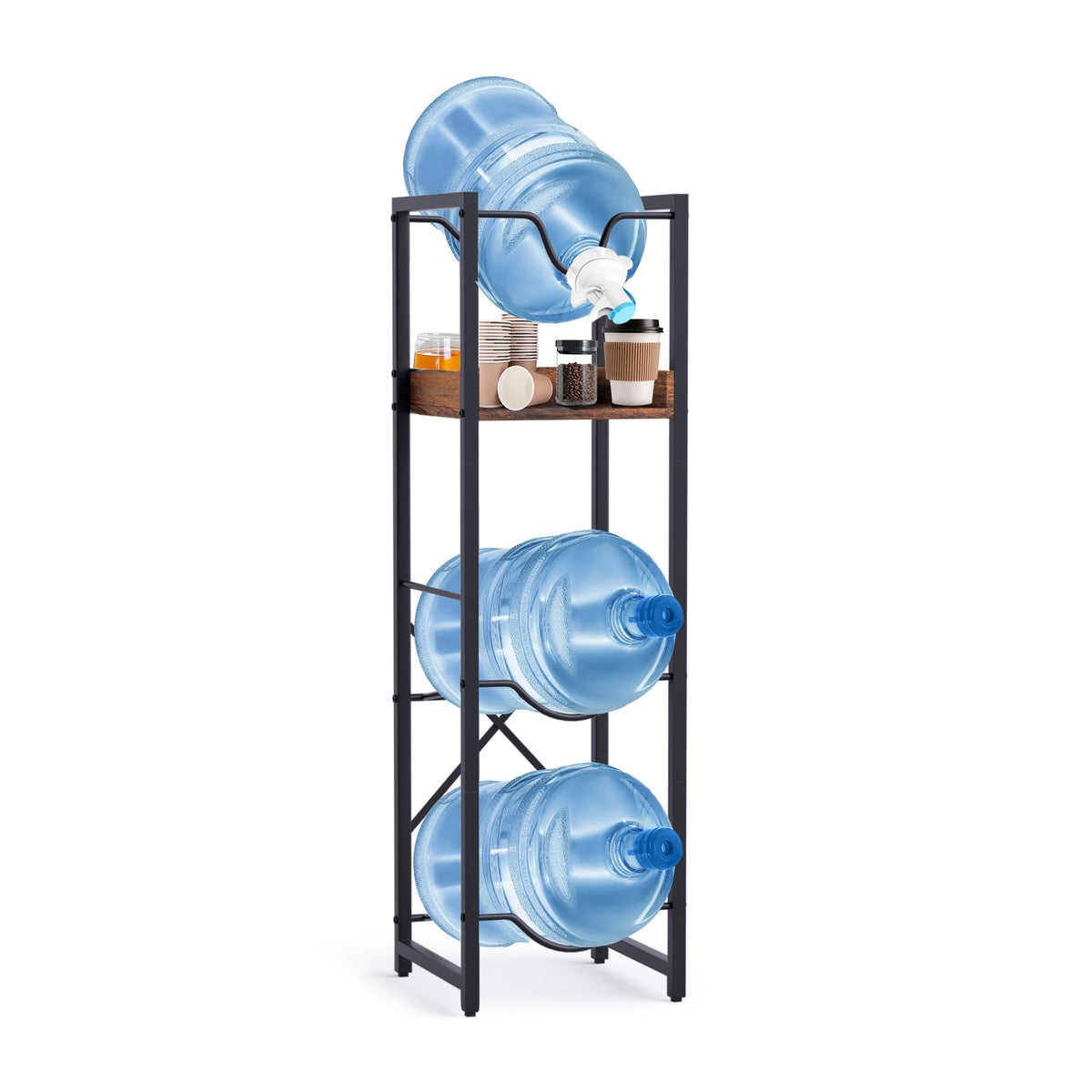 5 Gallon Water Bottle Jug Holder with Dispenser Valve J927963