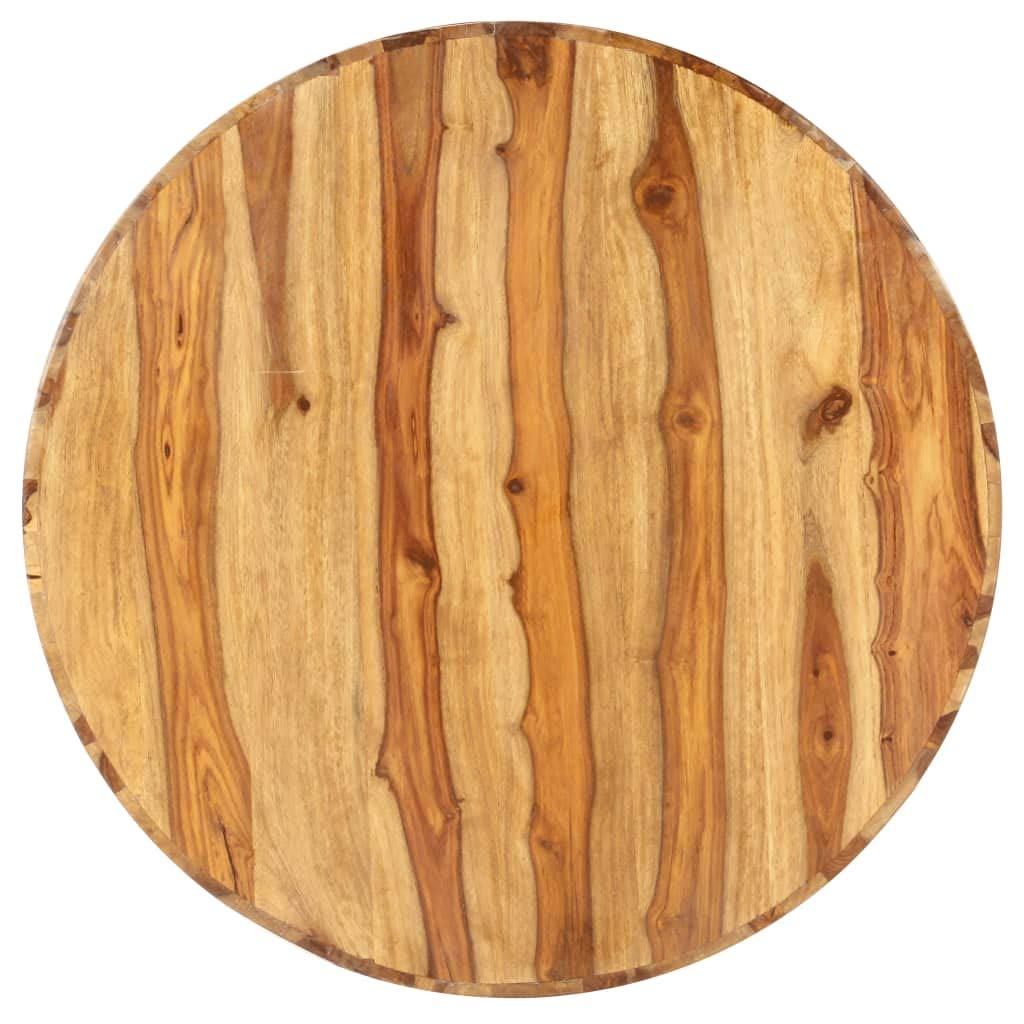 Round Wood Coffee Table with Storage W182