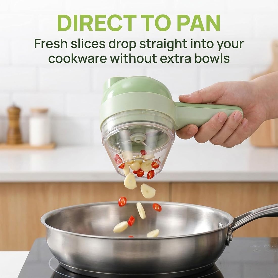 4 in 1 Handheld Electric Vegetable Cutter U340787