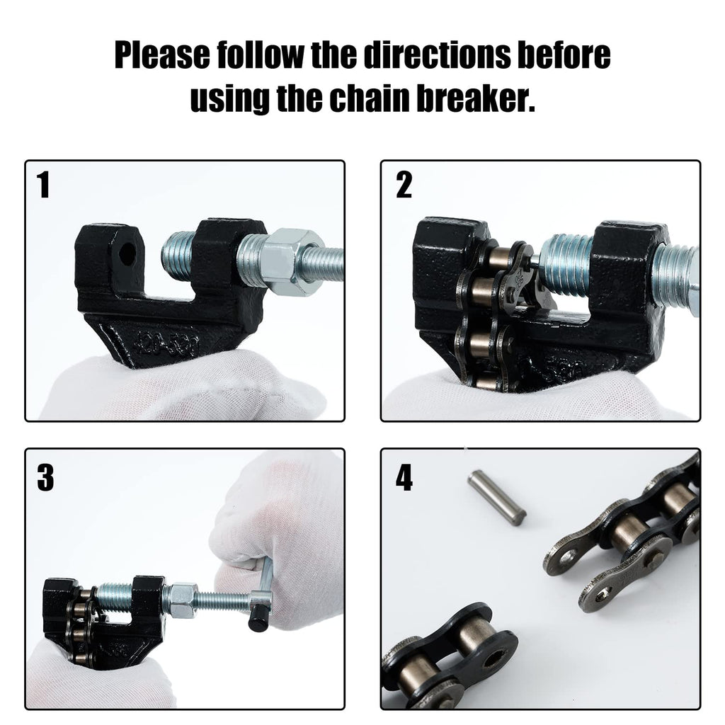 Chain Breaker Tool for 420-530 Roller Chain W88748