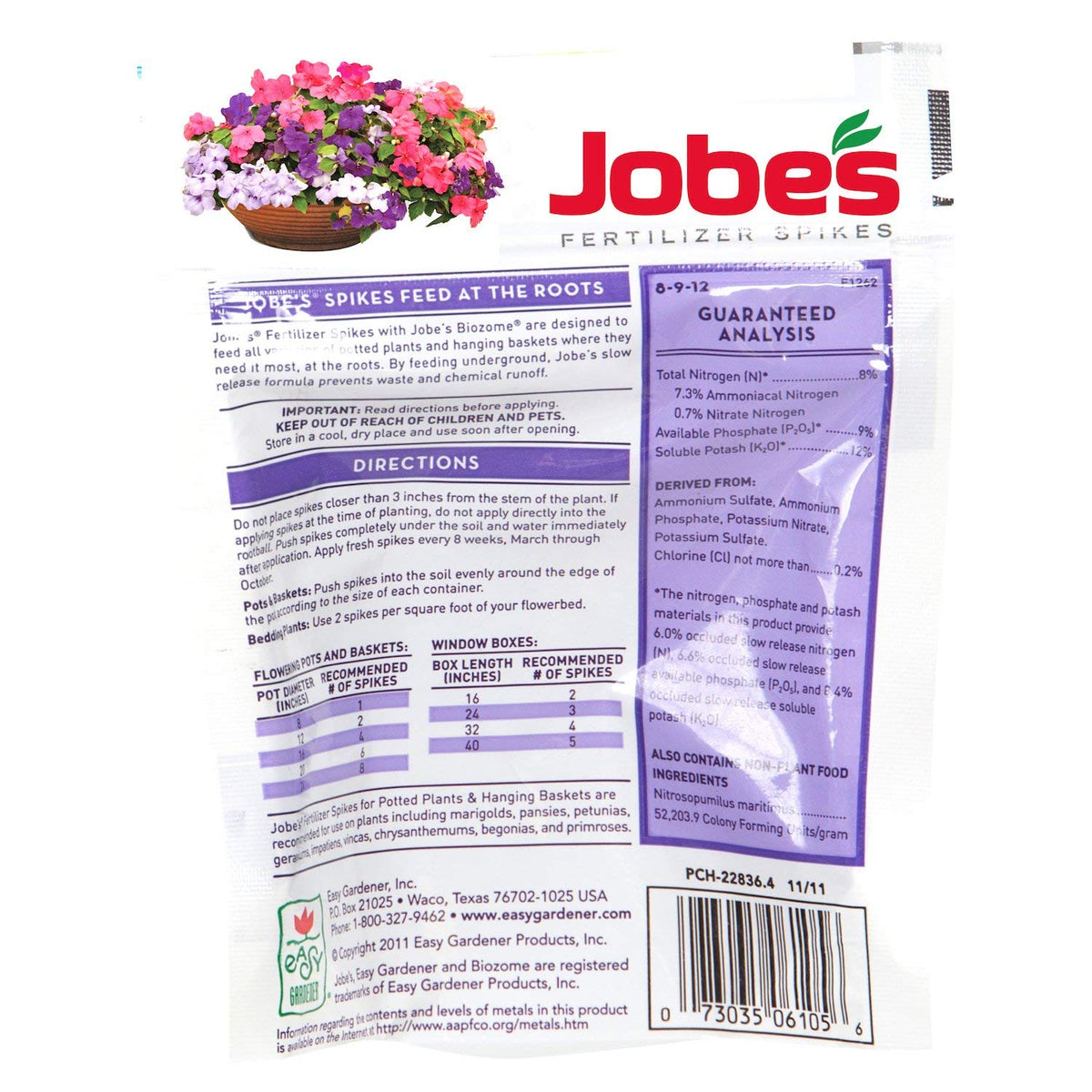 Fertilizer Spikes for Flowering Plants 54 Spikes D711139