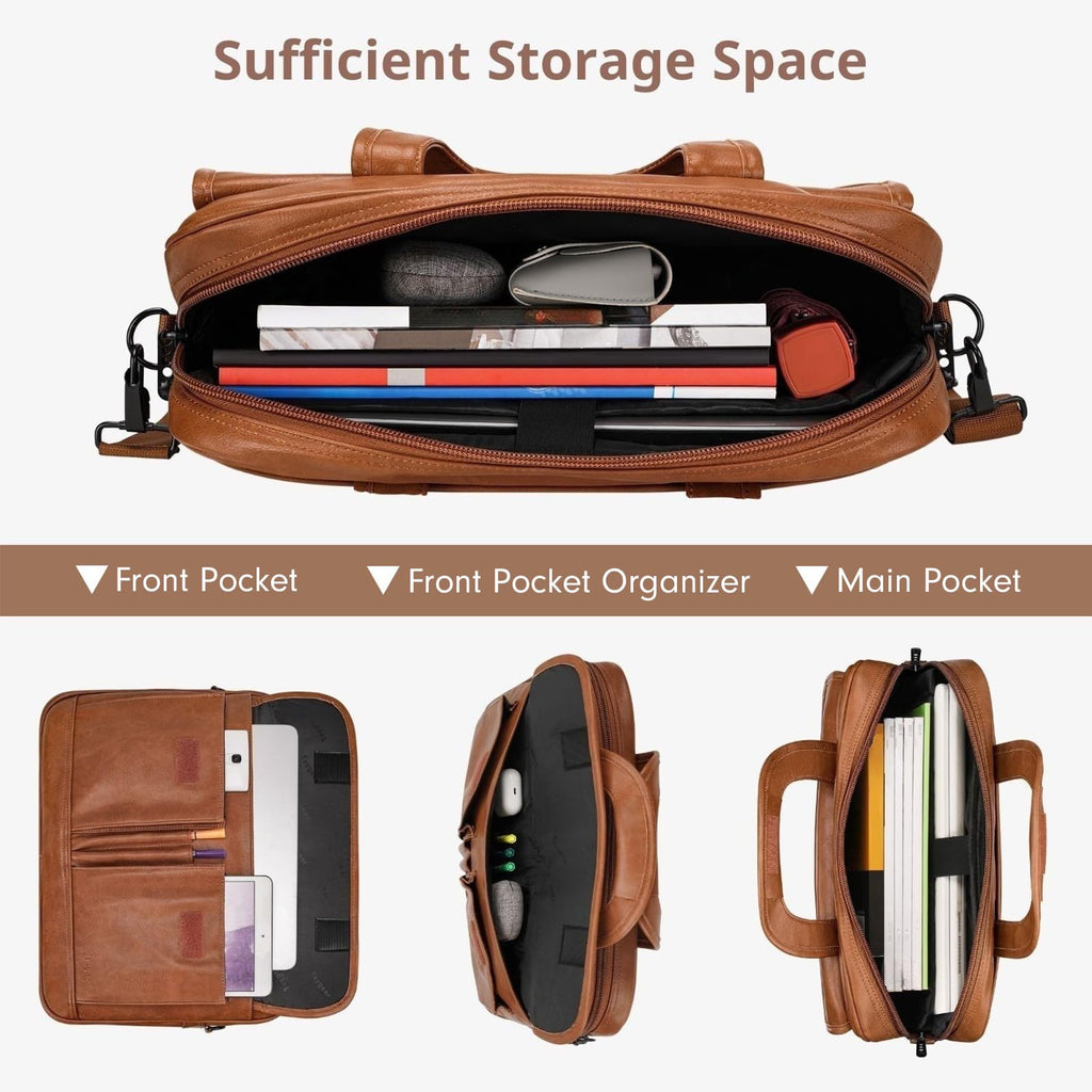 Leather 15.6 Inch Laptop Bag I683