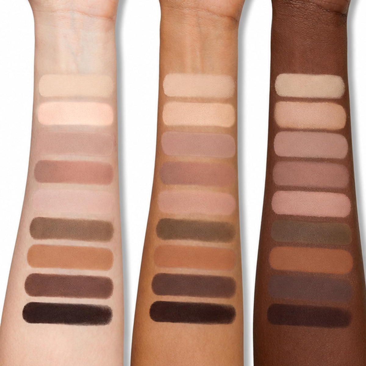 Neutral Nude 9 Colors Matte Eyeshadow Palette with Mirror C74900