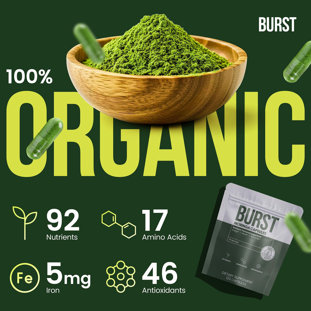 Organic Moringa Leaf Capsules 120 Ct N516597