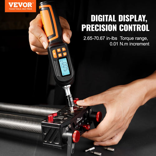 1/4" Drive Digital Torque Screwdriver with LCD, Bits & Case M984