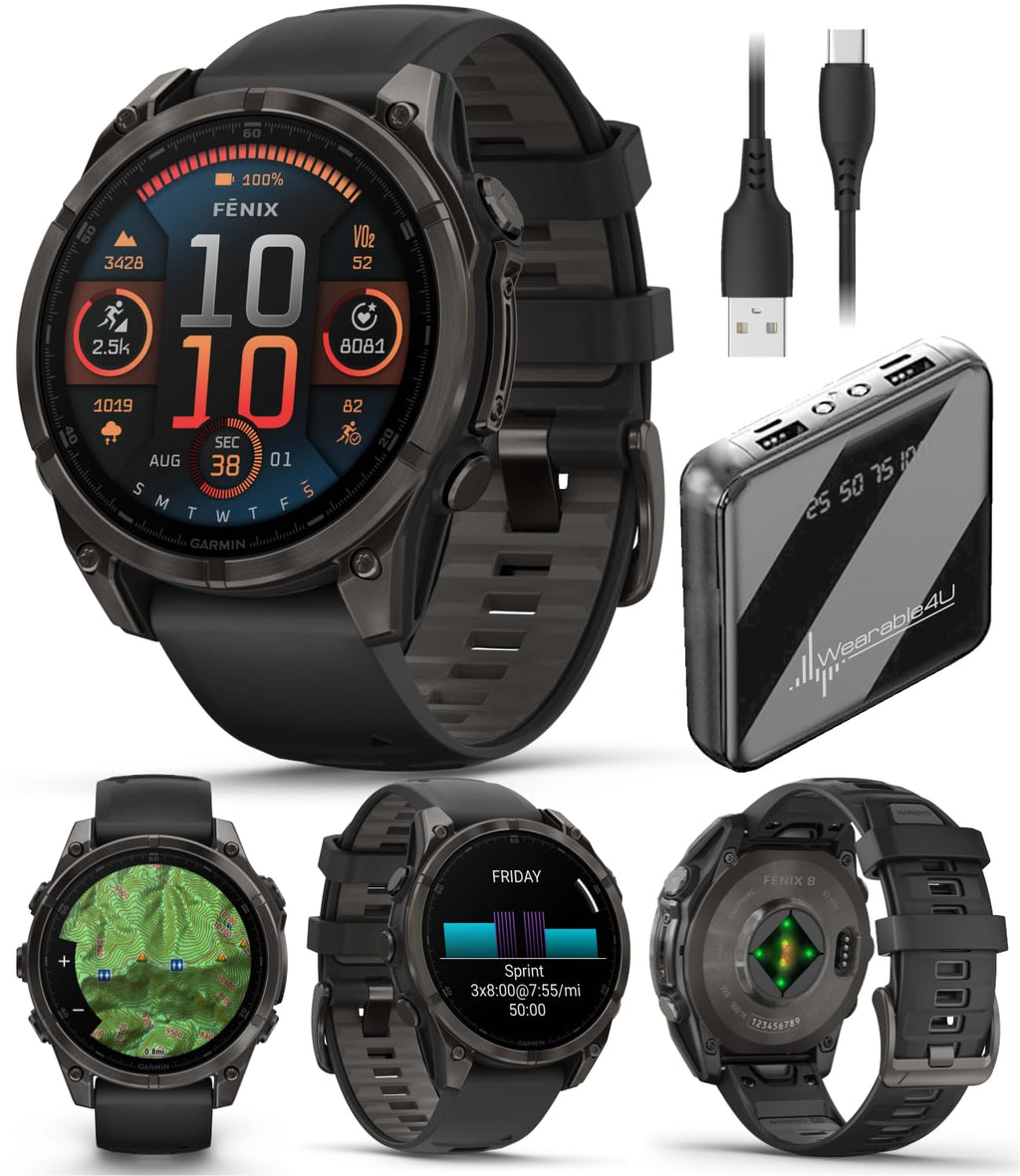 47 mm AMOLED Sapphire Multisport GPS Smartwatch P2763