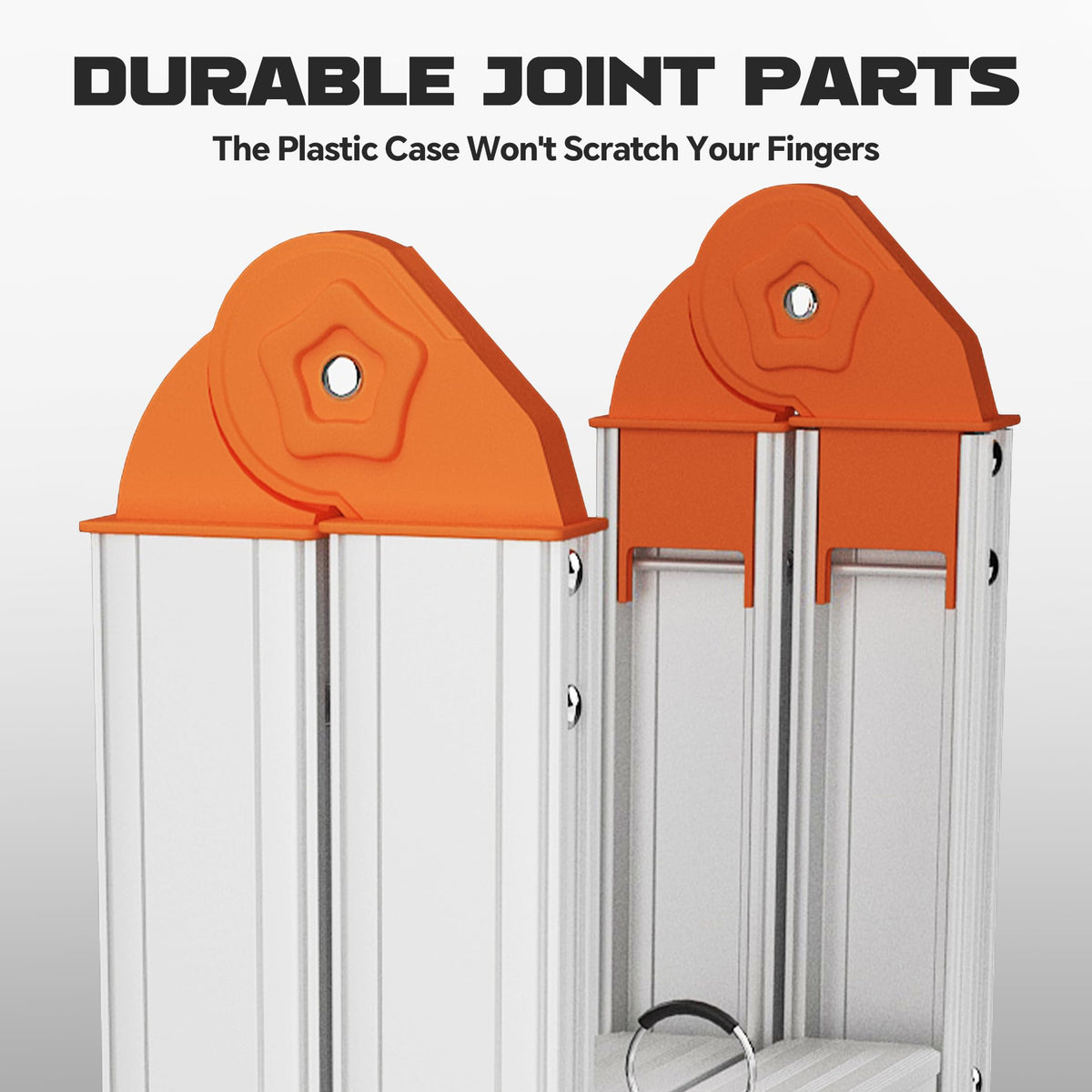 Aluminum Foldable 5-Step Ladder with Wide Anti-Slip Pedal J5137