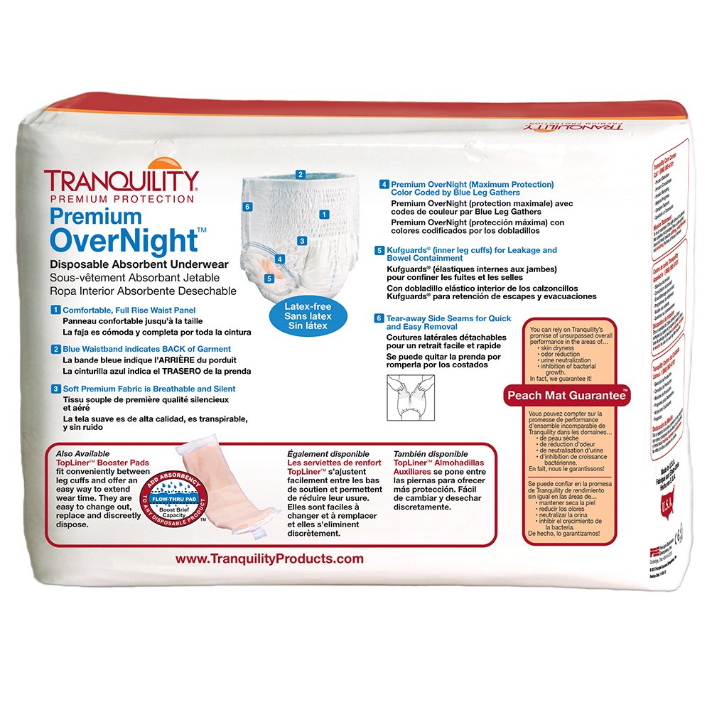 Overnight Absorbent Underwear L 16 ct G8897