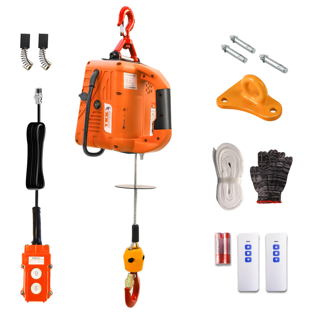 1500W 1100 lb Capacity Electric Hoist N40576