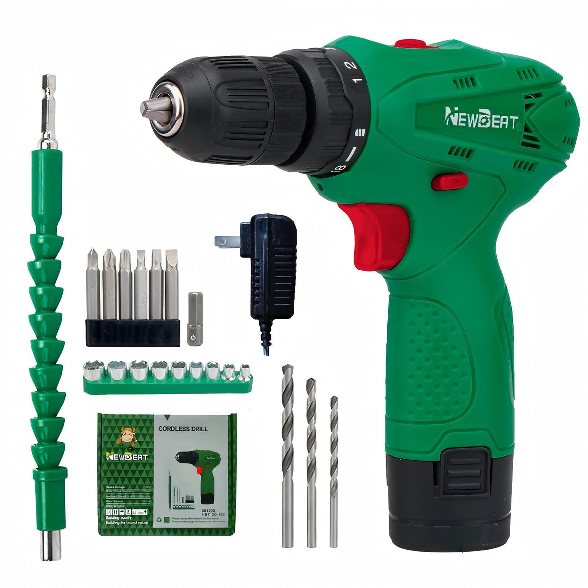 Cordless Drill Set 12V with Battery and Charger W935487
