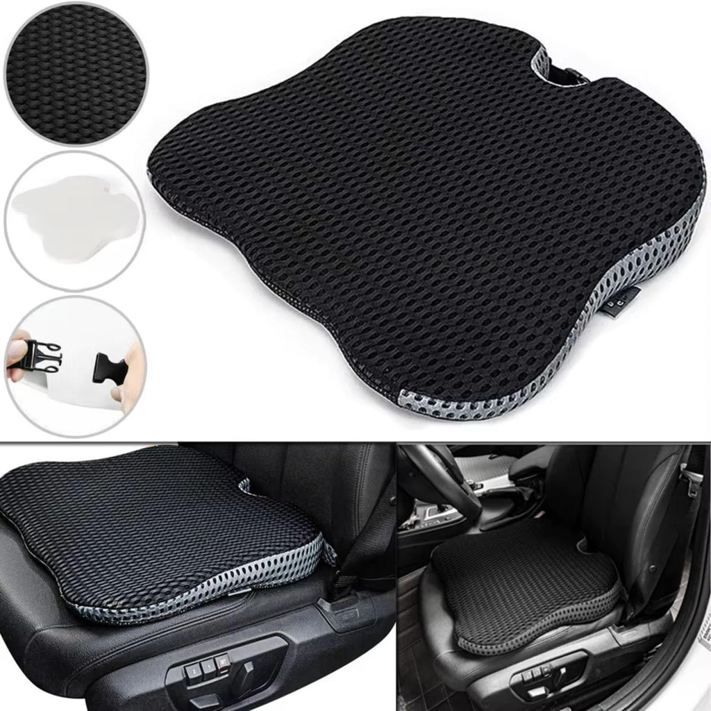 Black Memory Foam Car Seat Booster Cushion X4193