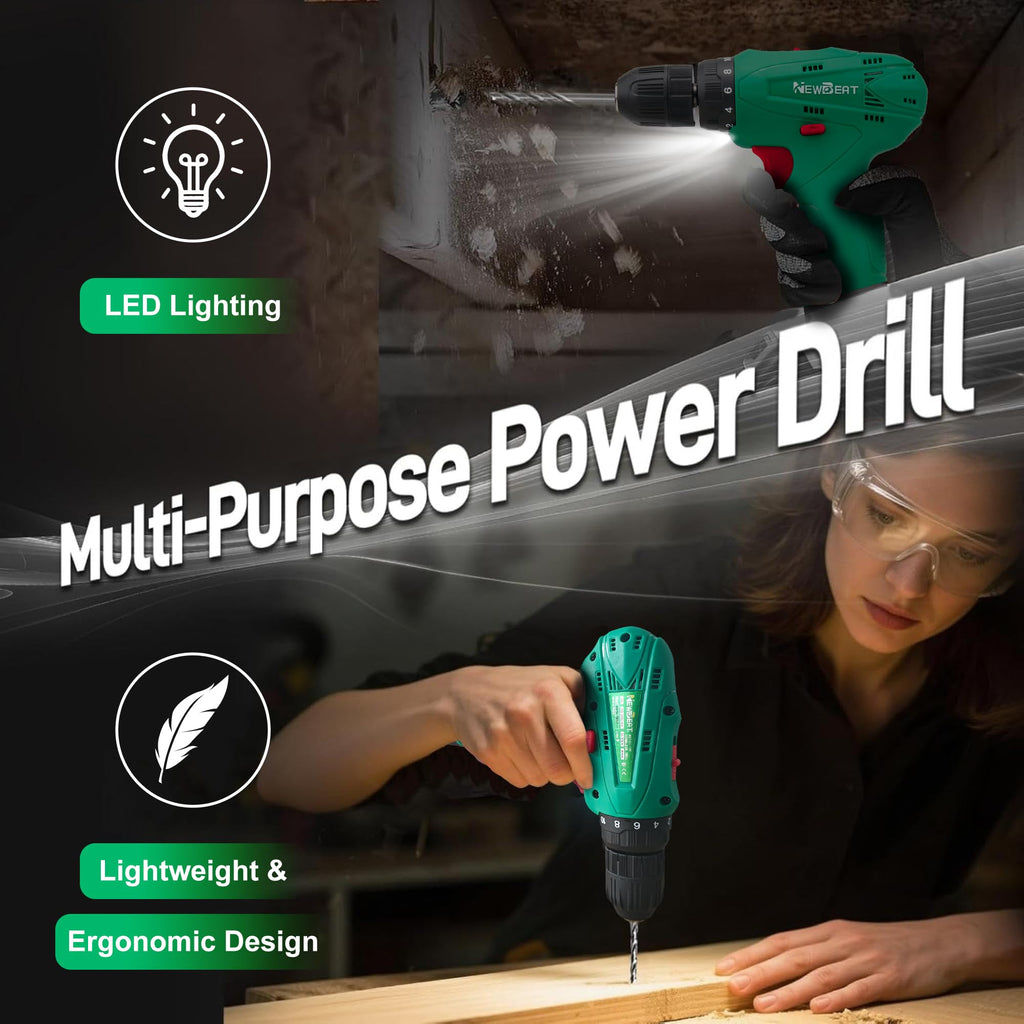 Cordless Drill Set 12V with Battery and Charger W935487