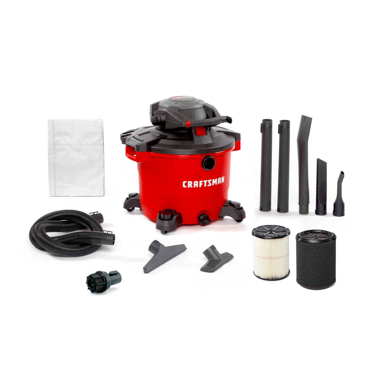 16 Gallon 6.5 Peak HP Wet Dry Vac with Detachable Blower Y367631