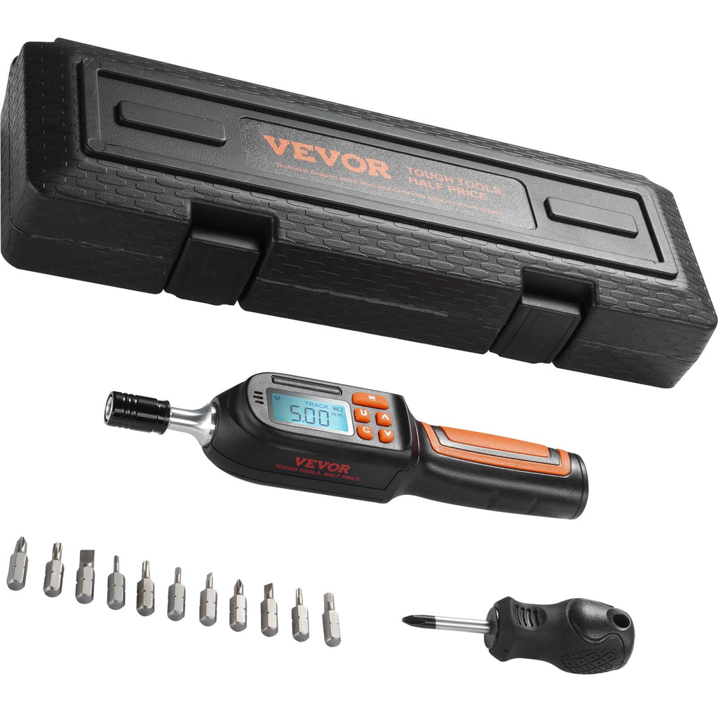 1/4" Drive Digital Torque Screwdriver with LCD, Bits & Case M984